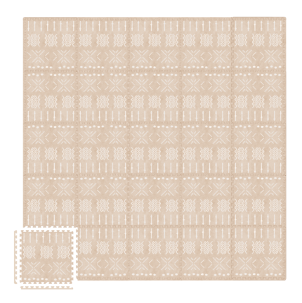 Beige Aztec Playmat 10x10 ft