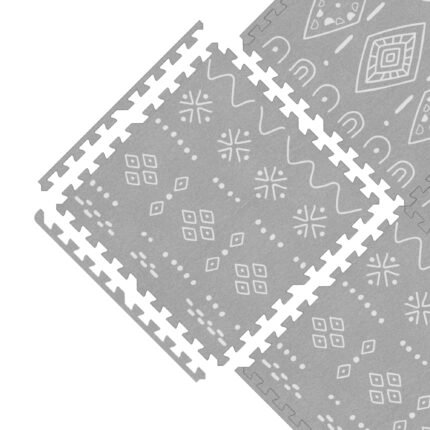 Moon Walkers Grey Boho Playmat